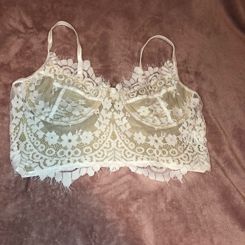 Crop top see threw shirt